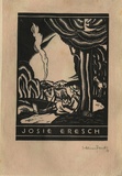 Artist: FEINT, Adrian | Title: Bookplate: Josie Eresch. | Date: (1931) | Technique: wood-engraving, printed in black ink, from one block | Copyright: Courtesy the Estate of Adrian Feint