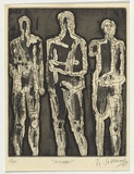 Artist: SELLBACH, Udo | Title: To exhibit | Date: 1965 | Technique: etching and aquatint printed in black ink, from one plate