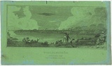 Artist: b'Carmichael, John.' | Title: b'Woolloomoolloo from Domain road.' | Date: 1838 | Technique: b'engraving, printed in black ink, from one copper plate'