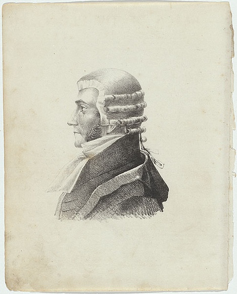 Artist: b'Rodius, Charles.' | Title: b'The Attorney General [John Hubert Plunkett].' | Date: 1847 | Technique: b'chalk-lithograph, printed in black ink, from one stone'