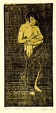 Artist: b'EWINS, Rod' | Title: b'Mother and child.' | Date: 1964 | Technique: b'woodcut, printed in colour, from two baltic pine blocks'