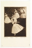 Artist: PLATT, Austin | Title: Ballet | Date: 1952 | Technique: etching, printed in black ink, from one plate