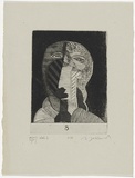 Artist: b'SELLBACH, Udo' | Title: b'not titled' | Technique: b'etching, aquatint, printed in black ink, from one copper plate'