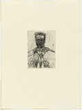 Artist: PARR, Mike | Title: Organon I | Date: 1987 | Technique: etching, printed in black ink, from one plate