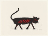 Artist: b'Hadley, Basil.' | Title: b'Tom cat.' | Date: 1993 | Technique: b'screenprint, printed in colour, from two stencils'