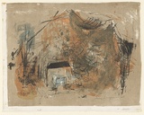Artist: MACQUEEN, Mary | Title: Cratered mountain | Date: 1965 | Technique: lithograph, printed in colour, from multiple plates | Copyright: Courtesy Paulette Calhoun, for the estate of Mary Macqueen