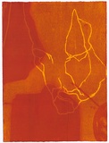 Title: Shallow grave 1 [panel 6] | Date: 2000 | Technique: liftground aquatint, printed in red ink, from one copper plate; woodcut, printed in colour, from two blocks