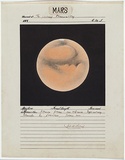 Artist: b'UNKNOWN ARTIST,' | Title: b'Mars.' | Date: September 1877 | Technique: b'photo-lithograph, printed in black ink, from one plate; hand-coloured'