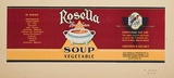 Artist: b'Burdett, Frank.' | Title: b'Label: Rosella, vegetable soup.' | Date: 1932 | Technique: b'lithograph, printed in colour, from multiple blocks'