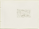 Artist: JACKS, Robert | Title: not titled [abstract linear composition]. [leaf 40 : recto] | Date: 1978 | Technique: etching, printed in black ink, from one plate