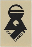 Artist: b'Thake, Eric.' | Title: b'Bookplate' | Date: (1927-43) | Technique: b'linocut, printed in black ink, from one block'