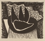 Artist: b'Lincoln, Kevin.' | Title: b'Pears' | Date: 1989 | Technique: b'lithograph, printed in black ink, from one stone'