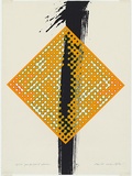 Artist: b'Rose, David.' | Title: b'Perforated game' | Date: 1970 | Technique: b'screenprint, printed in colour, from four stencils'