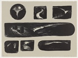 Artist: Fels, Carolyn. | Title: Night | Date: 1990 | Technique: lithograph, printed in colour, from two stones (black and white) | Copyright: © Carolyn Fels