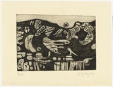 Artist: SELLBACH, Udo | Title: not titled | Date: 1960-80 | Technique: etching