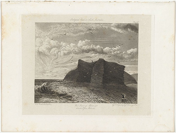 Title: b'West point of section 478, 16 miles S from Adelaide.' | Date: 1855-56 | Technique: b'etching, engraving, aquatint, roulette, printed in black ink, from one copper plate'