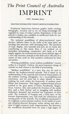 Imprint [Journal of the Print Council of Australia], volume 02, number 3, 1967.