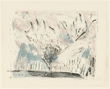 Artist: b'MACQUEEN, Mary' | Title: b'Alpine' | Date: 1977 | Technique: b'lithograph, printed in colour, from multiple plates' | Copyright: b'Courtesy Paulette Calhoun, for the estate of Mary Macqueen'