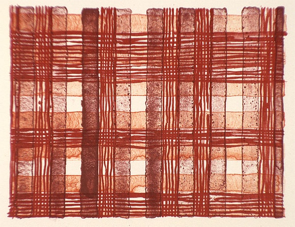 Artist: b'McPherson, Megan.' | Title: b'Hong Kong Island check' | Date: 1997 | Technique: b'lithograph, printed in colour, from four stones'