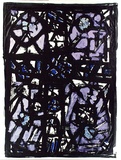 Artist: b'Kemp, Roger.' | Title: b'Cruciform' | Date: 1965 | Technique: b'lithograph, printed in colour, from three zinc plates; hand-coloured with synthetic polymer paint'