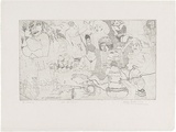 Artist: WALKER, Murray | Title: Pale remembrances. | Date: 1976 | Technique: etching, printed in black ink, from one plate