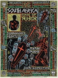 Artist: b'REDBACK GRAPHIX' | Title: b'Amnesty: South Africa, State of terror.' | Date: 1986 | Technique: b'screenprint, printed in colour, from four stencils' | Copyright: b'\xc2\xa9 Michael Callaghan'