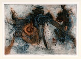 Artist: b'Thomson, Ann.' | Title: b'Shaft' | Date: 1988 | Technique: b'etching, printed in colour, from four plates'