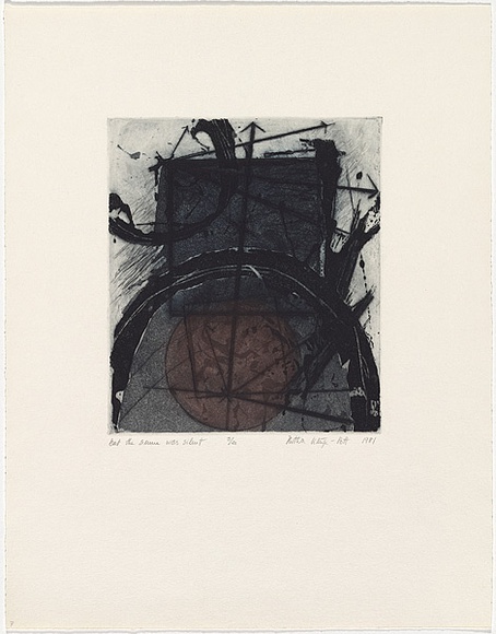 Artist: b'Kluge-Pott, Hertha.' | Title: b'But the Sunne was silent.' | Date: 1981 | Technique: b'sugarlift, aquatint, drypoint' | Copyright: b'\xc2\xa9 Hertha Kluge-Pott'