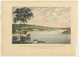 Artist: b'LYCETT, Joseph' | Title: b'Kissing Point, New South Wales, the property of the late Mr James Squires.' | Date: 1 July 1824 | Technique: b'lithograph, printed in black ink, from one stone; hand-coloured'