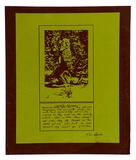 Artist: b'Searle, Ken.' | Title: bKangarigar, Eyre's sentinel. | Date: c.1978 | Technique: b'screenprint, printed in colour, from multiple stencils'