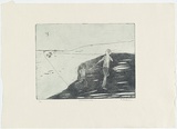 Artist: Dickerson, Robert. | Title: Expressway. | Date: 1978 | Technique: etching and aquatint, printed in blackish-blue ink, from one plate