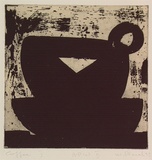 Artist: Placek, Wes. | Title: Coffee I | Date: 1993, July | Technique: etching, printed in black ink, from one plate | Copyright: © Wes Placek c/- Wesart, Melbourne