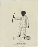 Artist: b'Fernyhough, William.' | Title: b'Tommy, Broken Bay Tribe.' | Date: 1836 | Technique: b'pen-lithograph, printed in black ink, from one zinc plate'