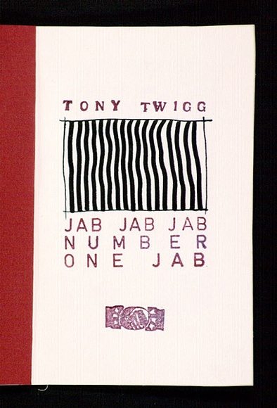 Artist: b'TWIGG, Tony' | Title: bTwigg, Tony: Jab, jab, jab. Sydney, 1983: An artist's book in 3 parts: No. 1 with [8] pp. containing [7] compositions occupying [7] pp. | Date: (1983)