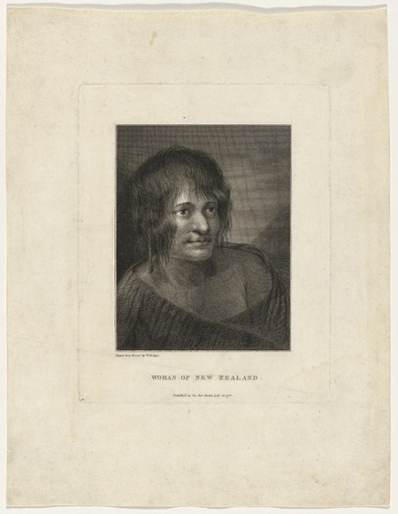 Title: b'Woman of New Zealand.' | Date: 1776 | Technique: b'engraving, printed in black ink, from one plate'