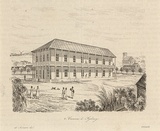 Title: b'Caserne \xc3\xa0 Sydney [Barracks in Sydney]' | Date: 1835 | Technique: b'engraving, printed in black ink, from one steel plate'