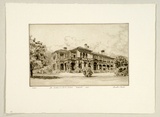 Artist: PLATT, Austin | Title: St Catherines Girls School, Toorak | Date: 1935 | Technique: etching, printed in black ink, from one plate