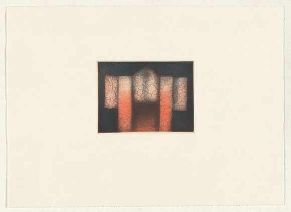 Artist: Perrow, Deborah. | Title: Kimono | Date: 09 November 1988 | Technique: etching and aquatint, printed in colour, from multiple plates