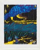 Artist: b'WORSTEAD, Paul' | Title: bDon't scare me | Date: 1985 | Technique: b'screenprint, printed in colour, from six stencils; hand-coloured' | Copyright: b'This work appears on screen courtesy of the artist'