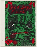 Artist: WORSTEAD, Paul | Title: South Sydney Festival [1986]. | Date: 1986 | Technique: screenprint, printed in colour, from three stencils | Copyright: This work appears on screen courtesy of the artist