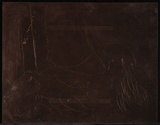 Artist: BOYD, Arthur | Title: Plate 84: Danae on a couch with open window. | Date: (1968-69) | Technique: etched plate | Copyright: This work appears on screen courtesy of Bundanon Trust