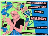 Artist: REDBACK GRAPHIX | Title: International Women's Day [1985]. | Date: 1985 | Technique: screenprint, printed in colour, from four stencils | Copyright: © Leonie Lane