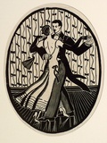 Artist: b'Huntley, Isabel.' | Title: b'Twentieth century blues' | Date: 1932 | Technique: b'linocut, printed in black ink, from one block' | Copyright: b'\xc2\xa9 Estate of Isabel Huntley, Douglas Huntley'