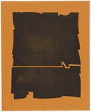 Artist: SELLBACH, Udo | Title: (Tooth) | Date: 1967 | Technique: lithograph, printed in black ink, from one stone [or plate]