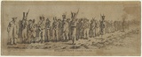 Title: b'Hobart Town chain gang.' | Date: c.1831 | Technique: b'etching, printed in black ink, from one copper plate'