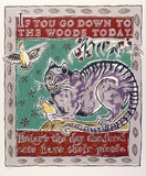 Artist: b'RED PLANET POSTERS' | Title: b'Feral cats' | Date: 1992 | Technique: b'screenprint, printed in colour, from nine stencils'
