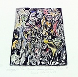 Artist: SHEARER, Mitzi | Title: The forest came alive | Date: 1984-88 | Technique: relief-etching, printed in black ink, from one plate: hand-coloured