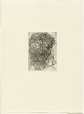 Artist: PARR, Mike | Title: Organon I | Date: 1987 | Technique: etching, printed in black ink, from one plate