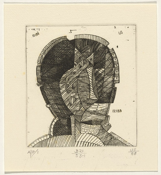 Artist: b'SELLBACH, Udo' | Title: b'not titled' | Date: 1960-80 | Technique: b'etching'