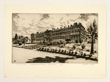 Artist: PLATT, Austin | Title: St Ignatius College, Riverview | Date: 1934 | Technique: etching, printed in black ink, from one plate